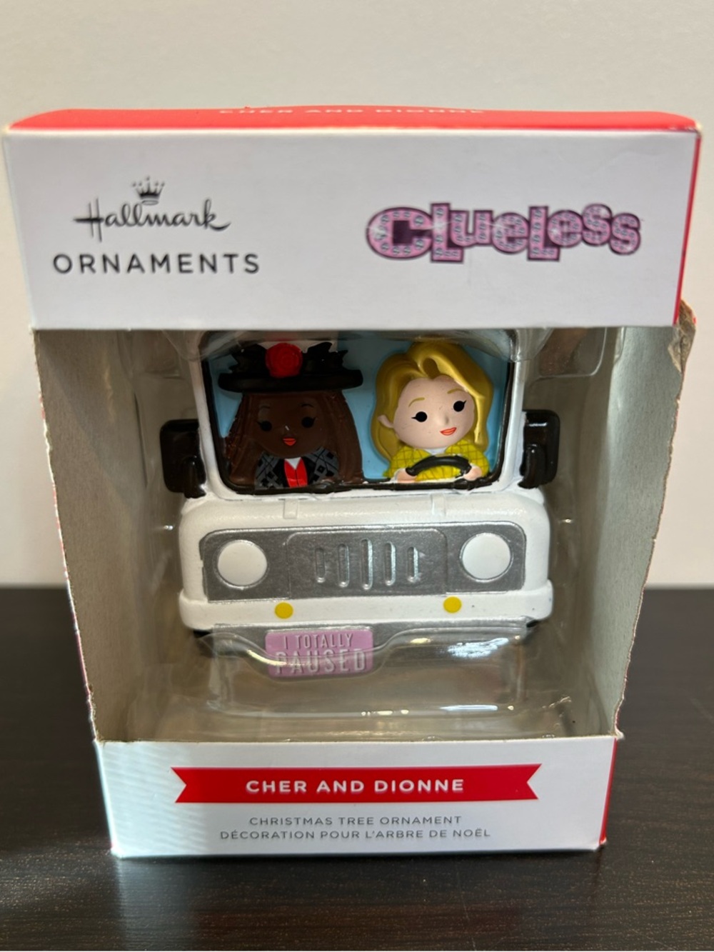 Hallmark Clueless Cher and Dionne Christmas Tree Ornament Jeep New in Box